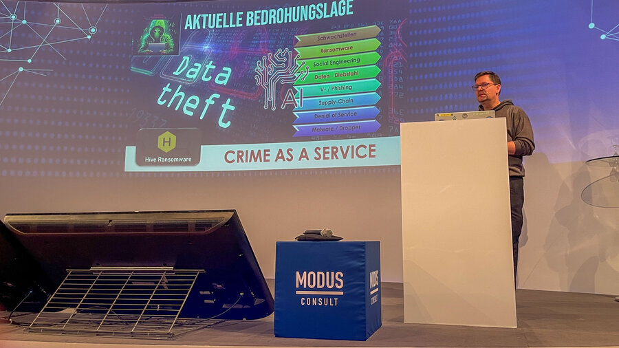 Daniel Lorch beim IT-Forum 2025.